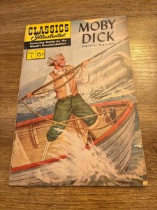 Classics Illustrated # 5 HRN # 167 VG Gilberton Comic Book Moby Dick 2 J408