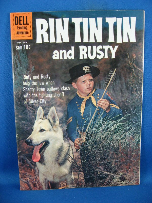 RIN TIN TIN AND RUSTY 36  VF+  PHOTO COVER HIGH GRADE 1961 TOTH