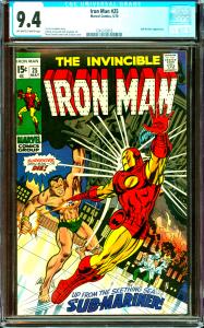 Iron Man #25 CGC Graded 9.4 Sub-Mariner Appearance