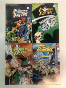 Power Factor (1990) # 1-3 & Special (VF/NM) Innovation Comics