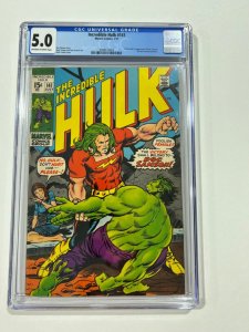 Incredible Hulk 141 CGC 5.0 OW/W Pages Marvel Comics 1971 