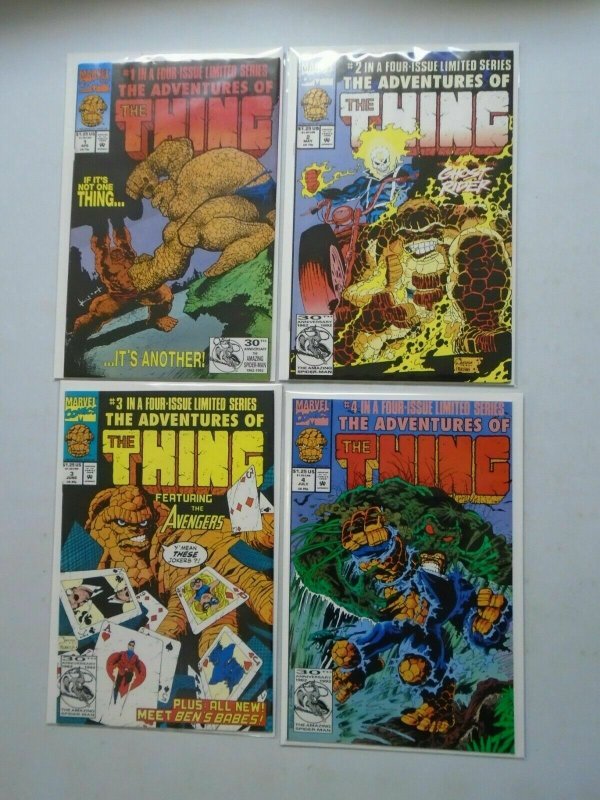 Adventures of The Thing set #1-4 8.0 VF (1992)
