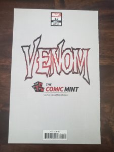 Venom 12 Clayton Crain Comic Mint Exclusives virgin variant signed with COA