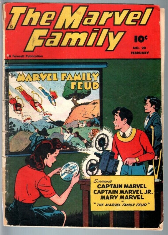 MARVEL FAMILY #20-1948-FAWCETT-CAPTAIN MARVEL-golden age comic-G G 