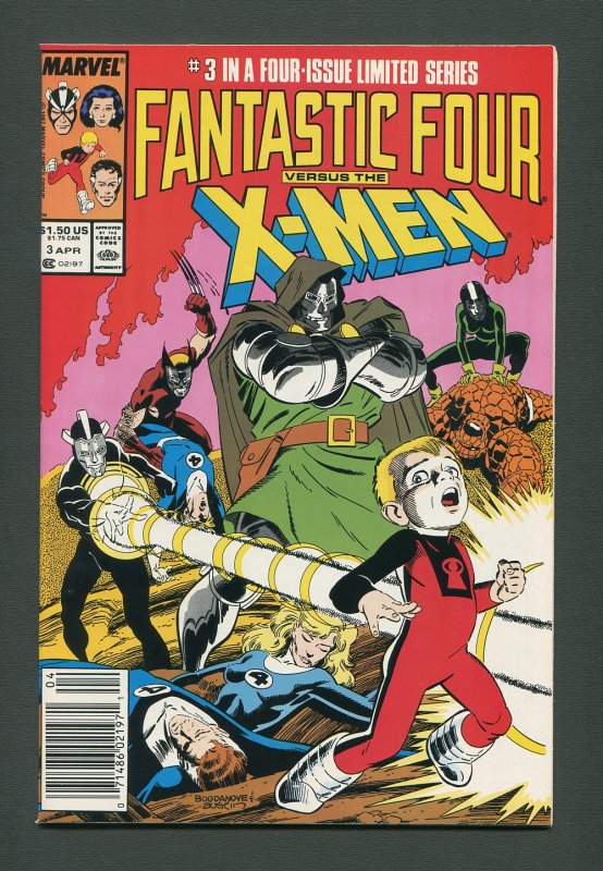 Fantastic Four vs X-Men / Complete 4-Issue set / NM  / 1987