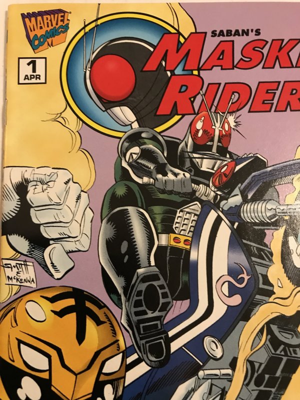 Saban's MASKED RIDER #1: Marvel 2/96 NM- Rare Newsstand Variant, Power Rangers | Comic Books - Modern Marvel, / HipComic