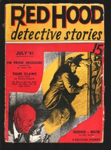 Red Hood Detective Stories #1 7/1941-1st issue.-The Mean in the Red Mask meet...