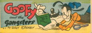 Goofy and the Gangsters #7 Walt Disney Wheaties 1950 VF