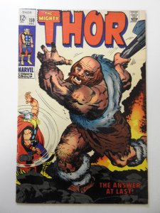 Thor #159 (1968) VG+ Condition moisture stain