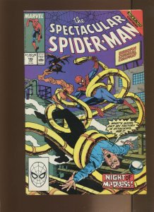 Spectacular Spiderman #146- Sal Buscema Cover & Interior Art. (9.2) 1988