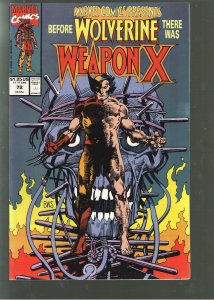 MARVEL COMICS PRESENTS #72 WOLVERINE ORIGIN! 1ST WEAPON X! HIGH GRADE!