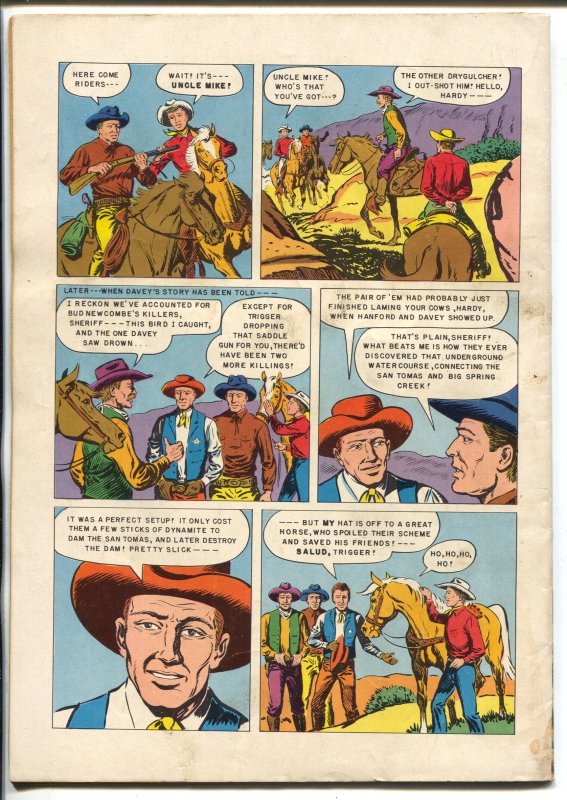 Roy Rogers' Trigger #9  1953 - Dell  -FN - Comic Book