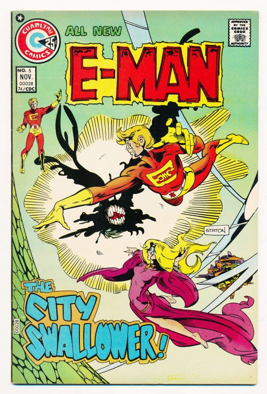 E-Man (1973 Charlton) #1-10 VG+ to VF+ Complete series