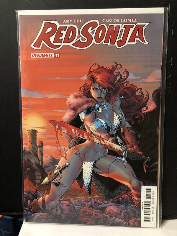 RED SONJA #11 - Cover A by V Kenneth Marion (Dynamite Vol 4 2016) 