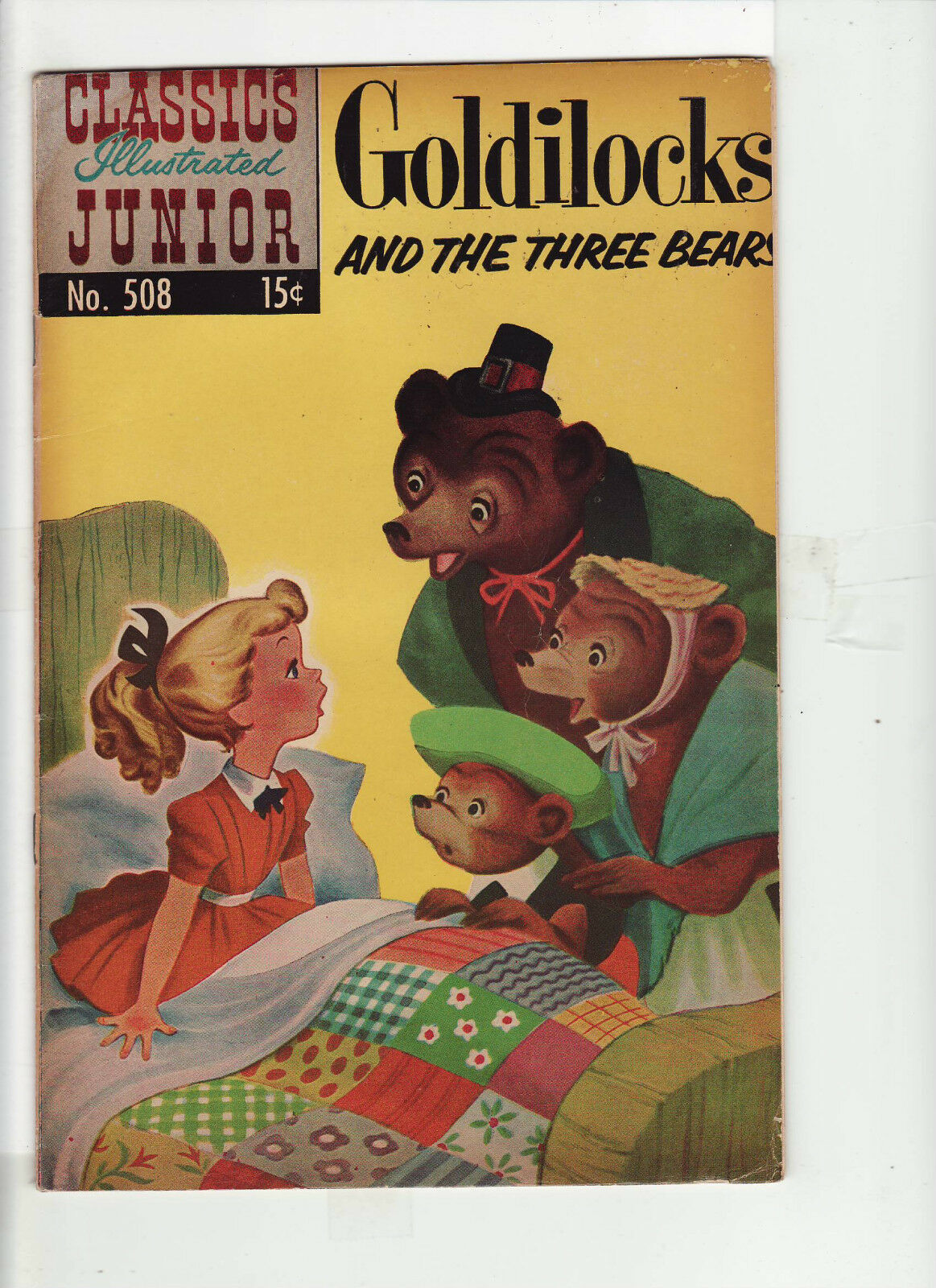 Classics Illustrated Junior #508, Goldilocks and the Three Bears