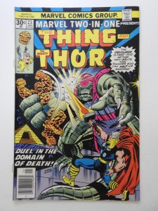 Marvel Two-in-One #23 (1977) The Thing and Thor! Sharp VF- Condition!