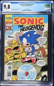 Sonic the Hedgehog #17 1994 Archie Publications CGC 9.8 White Pages 009