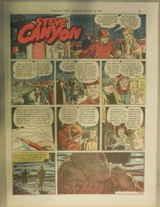 (52) Steve Canyon Sundays by Milton Caniff from 1961 Complete Year ! 11 x 15