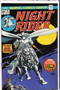 Night Rider #4 (1975) Night Rider