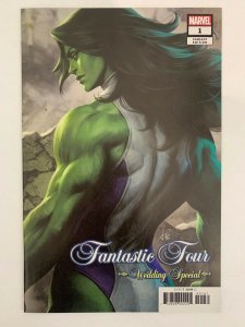 FANTASTIC FOUR WEDDING SPECIAL #1 ARTGERM VARIANT MARVEL COMICS - NM