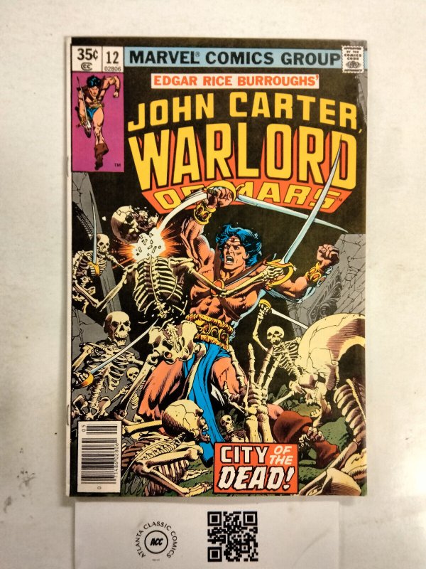 John Carter Warlord of Mars #12 VF Marvel Comic Books Dejah Thoris 6 HH25