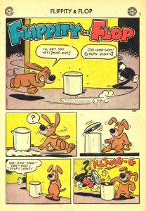 FLIPPITY & FLOP #9 (May1953) 5.0 VG/FN  Cat-Dog-Canary Funny Animals from DC!