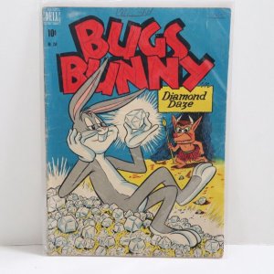 Four Color #250 Bugs Bunny Comic Book 1949 Diamond Daze