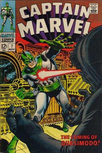 Captain Marvel (1968 series) #7, Fine+ (Stock photo)