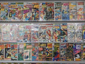 Huge Lot Silver/Bronze Comics W/Hulk, Spider-Man, Batman, Fantastic Four, DD+