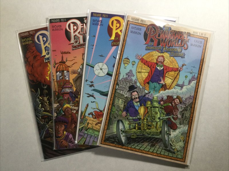 The Remarkable Worlds Of Professor Phineas B Fuddle 1-4 Lot Run Set Nm Paradox