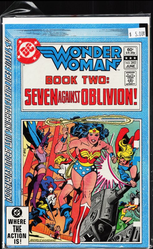 Wonder Woman #292 (1982) Wonder Woman