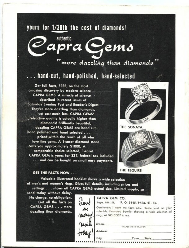 MAN’S ACTION-NOV 1959-BONDAGE-TERROR-CHEESECAKE-BABOONS-PULP THRILLS