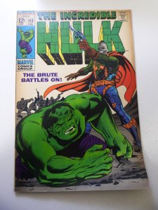 The incredible Hulk #112 (1969) VG+ Condition