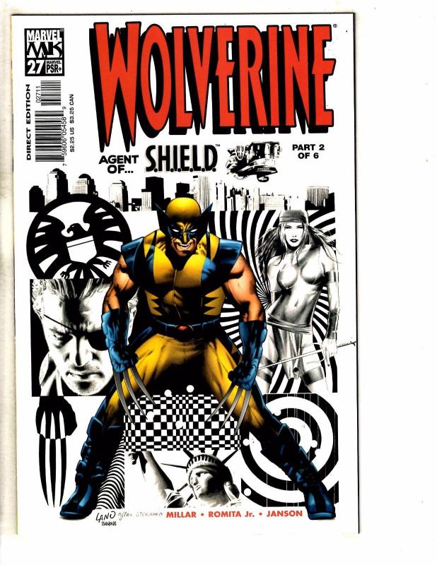 Lot Of 6 Wolverine Marvel Comic Books # 26 27 28 29 30 31 X-Men Gambit J262