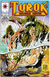 TUROK: DINOSAUR HUNTER #1-4 (Valiant 1993) 9.0 VF/NM  First Four Issues!