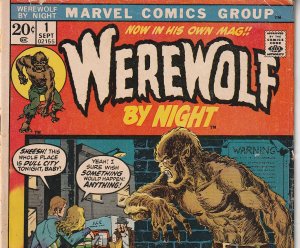 Werewolf By Night (vol. 1)# 1 Spinning out of the Original Marvel Spotlight