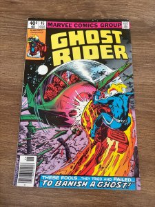 Ghost Rider # 45 VF/NM Marvel Comic Book Johnny Blaze 13 J437