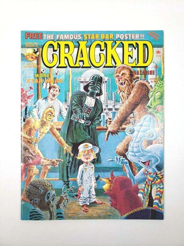 CRACKED Magazine No. 148 January 1978 STAR WARS Painted Cover