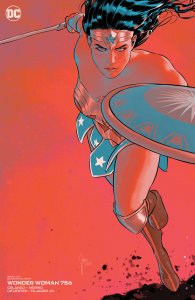 WONDER WOMAN #756 CARD STOCK MIKEL JANIN VAR ED