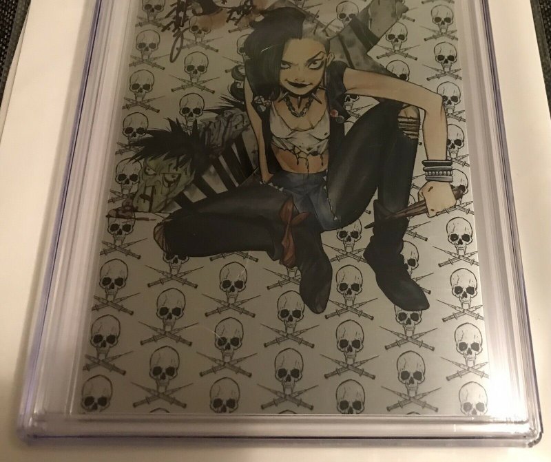 No Heroine #1 Metal B signed/sketched Momoko CGC 9.8