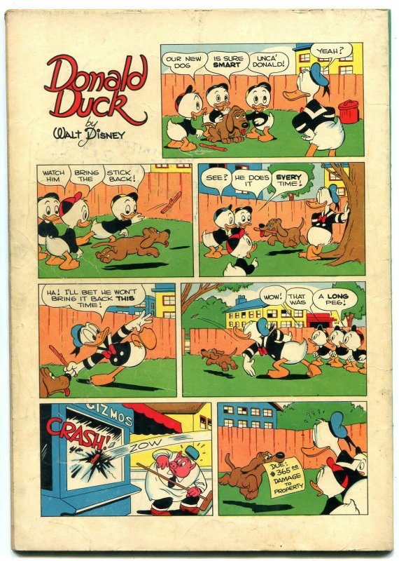 Donald Duck Land of the Totem Poles- Four Color Comics #263 1950-Carl Barks vg-