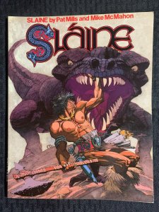 1986 SLAINE by Pat Mills & Mike McMahon SC FVF 7.0 2nd Titan Books