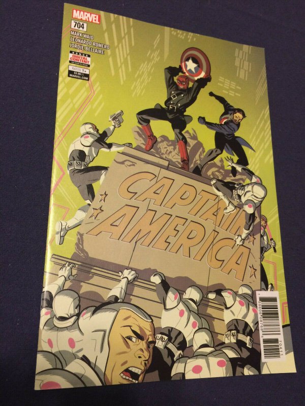 Captain America #704 Marvel Comics NM+ (2018) PROMISED LAND Part 4