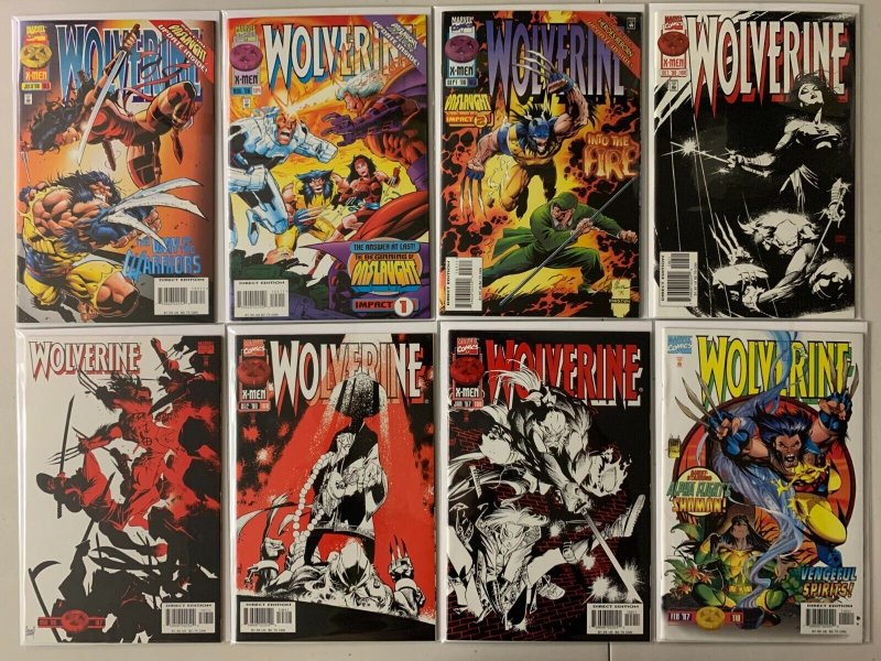 Wolverine comics lot #61-110 + 2 annuals 50 diff avg 6.0 (1992-97)