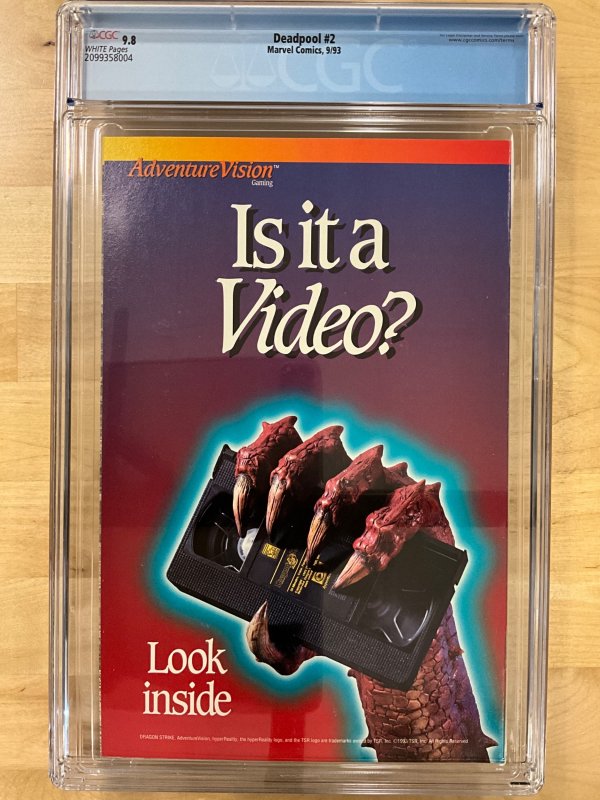 Deadpool #2 (1993) CGC 9.8