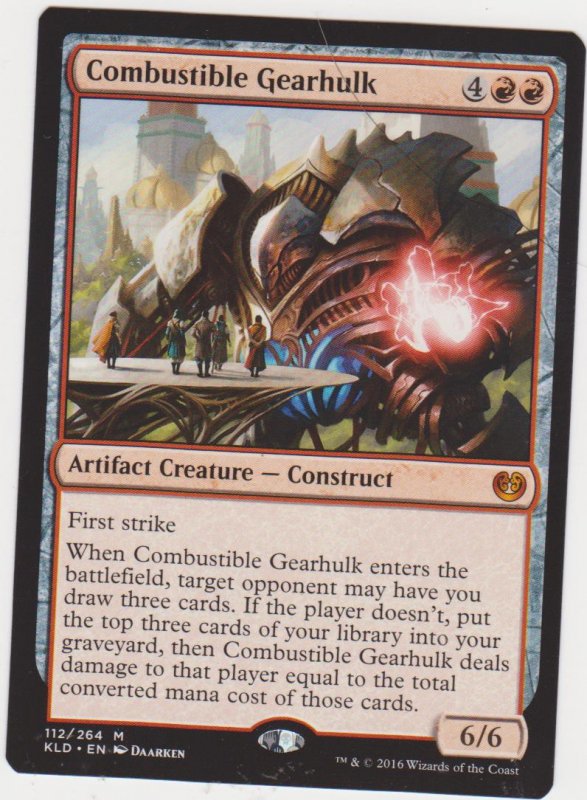 Magic the Gathering: Kaladesh - Combustible Gearhulk