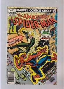 Amazing Spiderman #168 - Will O The Wisp! (4.0) 1977