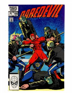 Daredevil #195 (1983)  Tony Stark Appearance Bronze MARVEL / ID#710