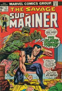 Sub-Mariner, The (Vol. 2) #72 FN ; Marvel | Prince Namor the Savage