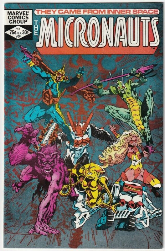 The Micronauts #38 February 1982 Marvel Comics